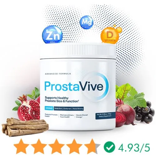 ProstaVive supplement bottle and packaging